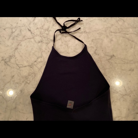 FRED by Fred Segal - Navy Halter Top Bodysuit - Picture 4 of 5